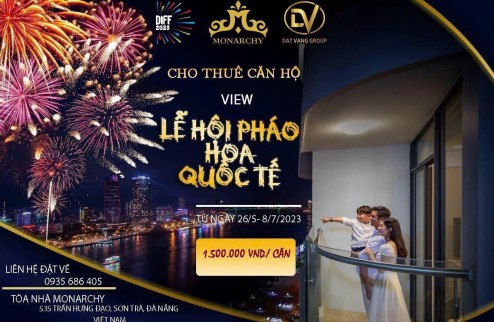 CHO THUÊ CĂN HỘ TẠI ĐÀ NẴNG NGẮM LỄ HỘI PHÁO HOA QUỐC TẾ CỰC  VIEW CHILL