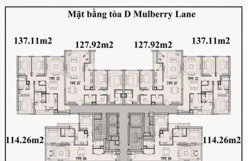 Cần bán căn hộ 2 ngủ chung cư Mulberry Lane giá hấp dẫn