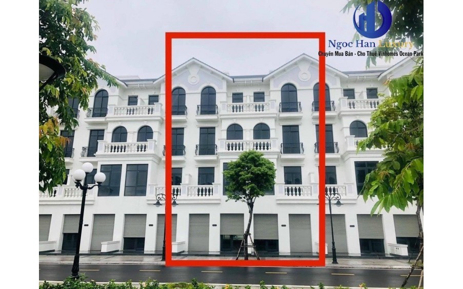 Cần bán Shophouse Liền kề gần Vincom và công viên tiện ích giá 10.2 tỷ - Vinhomes Ocean Park Gia Lâm