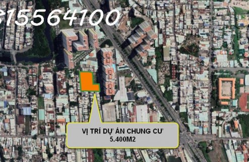 Chuyển nhượng dự án chung cư cao tầng 5.400m2 Đại lộ Võ Văn Kiệt Quận 8