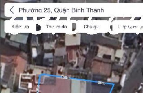Bán nhà 2MT đường tân cảng, P25, Bình Thạnh. DTKV 252m2 Giá 60 tỷ