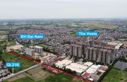 1,8 tỷ sở hữu 80m2 đất Phú Lương, Hà Đông gần ĐH Đại Nam Mặt tiền 11m