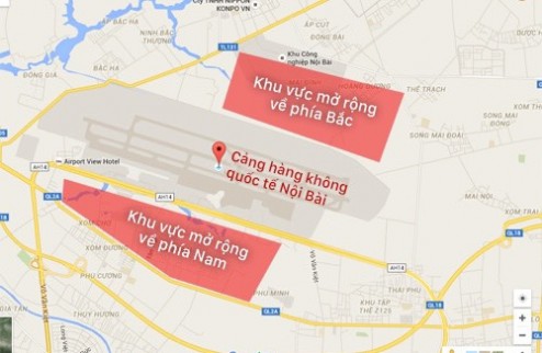 Bán 2.6ha đất nghỉ dưỡng sân bay Nội Bài chỉ 2.5tr/m2
