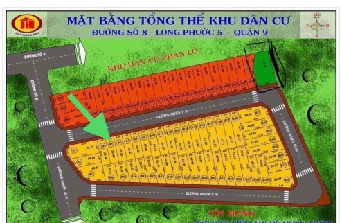 Bán đất Long Phước giá 2 tỷ, 50m,SHR,Long Phước 5 đường 8.LH 0933660119 Hoài