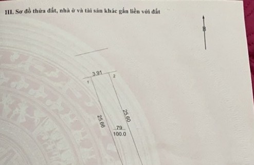 BÁN 100M2 MĂT ĐƯỜNG TỈNH LỘ 420 KHU TÁI ĐỊNH CƯ BÌNH YÊN - KHU ĐÔ THỊ VỆ TINH CÔNG NGHỆ CAO HÒA LẠC