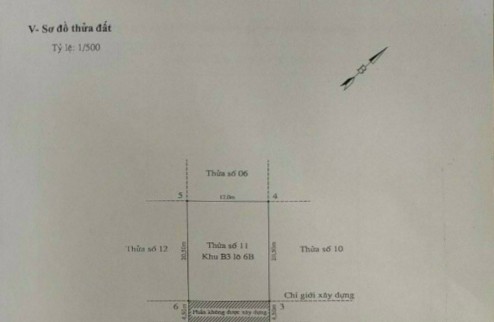 Bán lô đất 425M Tuyến 2 Lê Hồng Phong