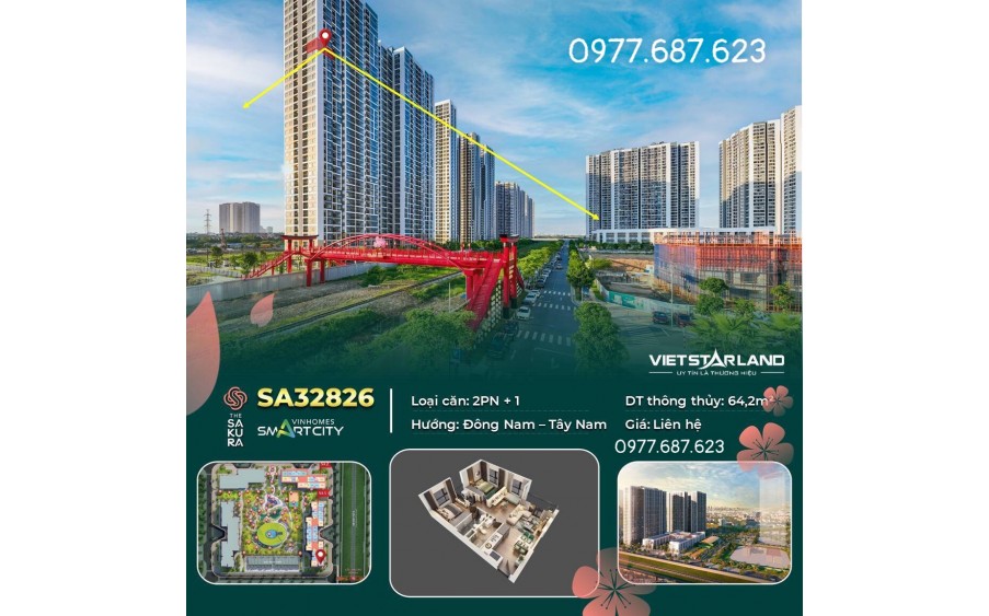 Chỉ cần ~480tr gọi NGAY có nhà Vinhomes Smart City