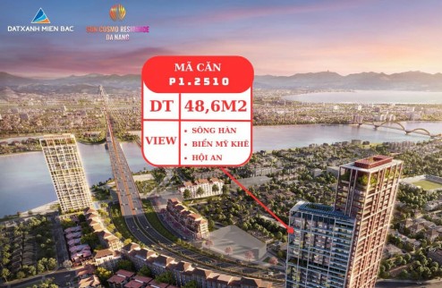 Sun Cosmo Residence Da Nang" tòa tháp cao 33 Tầng ven sông Hàn view Toàn cảnh 360 độ trung tâm Tp Đà Nẵng.