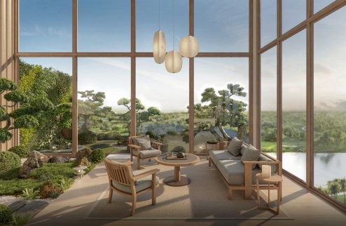 Căn hộ chung cư Penthouse trần cao 9m, view đẹp nhất khu đô thị Ecopark dự án Haven Park