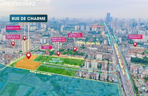 Bán liền kề số 07 dự án Rue de Charme 214 Nguyễn Xiển, diện tích 85m2, 20 tỷ, 5 tầng 1 tum