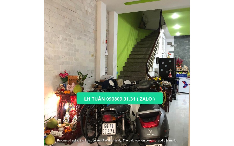 8873- BÁN NHÀ PHÚ NHUẬN HẺM 76 PHAN XÍCH LONG PHAN TÂY HỒ 4 TẦNG DT : 72M2, 4 PN, GIÁ 6 TỶ 550