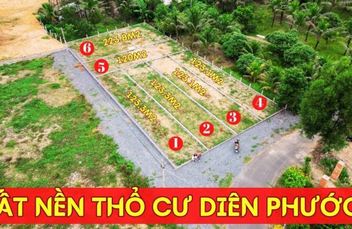 MỞ BÁN 6 LÔ ĐẤT NỀN PHƯỚC TUY, DIÊN PHƯỚC, DIÊN KHÁNH.