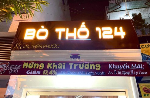 Sang quán ăn 88m2, Đường Thiên Phước/ Nguyễn Thị Nhỏ, Q. Tân Bình TPHCM