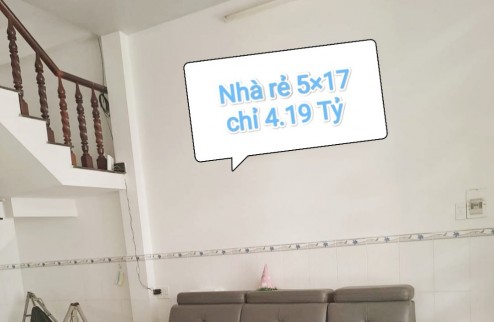 HƠN 4 TỶ CÓ NHÀ THẠNH XUÂN 25 - HXH 85 M2 - Q12 RẺ NHẤT