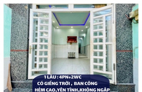 Nhà riêng 1 lầu Sổ Riêng 71m2 hẻm nội bộ an ninh Huỳnh Tấn Phát Q7