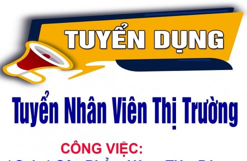 Tuyển Nhân Viên Thị Trường ( Sale ) Sản Phẩm Hàng Tiêu Dùng Làm Việc Tại Quận 5, Quận 8