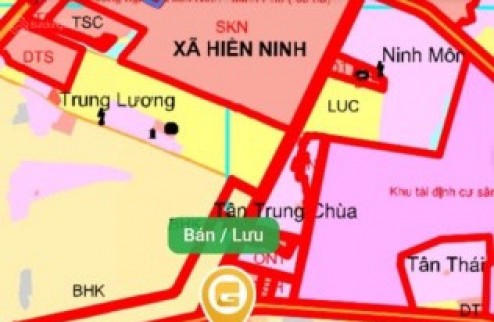 Cắt lỗ lô 73m² trục chính Yên Ninh, Hiền Ninh, Sóc Sơn, đường thông 5m. Lh 0981568317