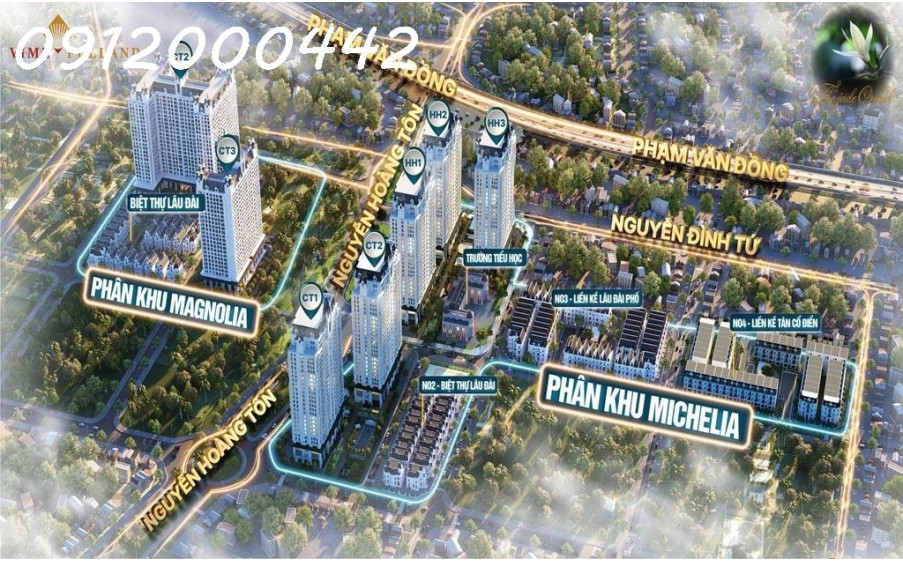 Tôi nhượng lại căn biệt thự 180m2 ngoại giao đối diện KĐT Ciputra giá đầu tư tốt nhất nội thành HN