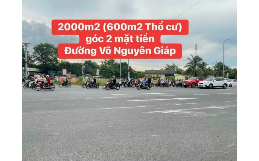 Siêu phẩm 2000m2 Mặt Tiền Võ Nguyên Giáp bán gấp giảm từ 20 tỷ còn 10 tỷ