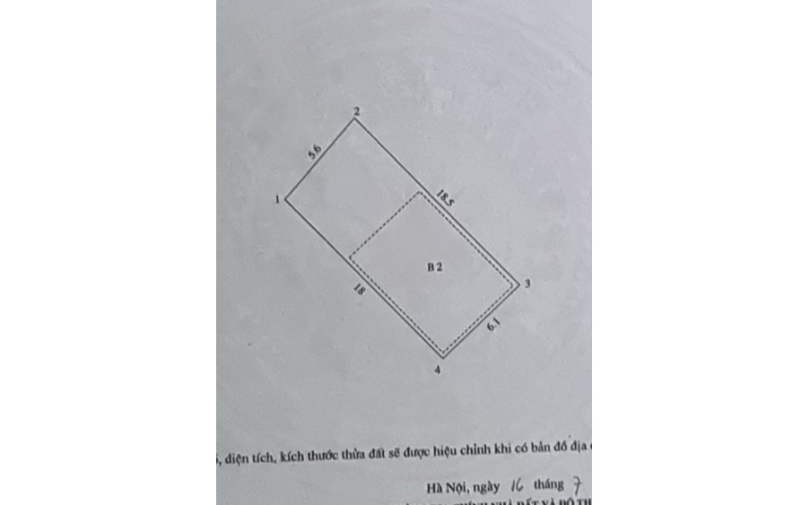 106M2 ĐẤT - CẦU GIẤY - MẶT NGÕ THÔNG - Ô TÔ TRÁNH - MT 5.6M - NỞ HẬU - CHỈ 170TR/M2