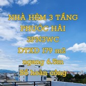 Nhà 3 tầng tại hẻm xe máy Phước Hải NHA TRANG