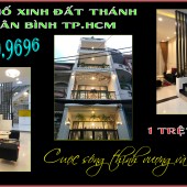 Sở hữu nhà đẹp rẻ 4 x 11m 1 trệt 4 lầu Đất Thánh Tân Bình TP.HCM