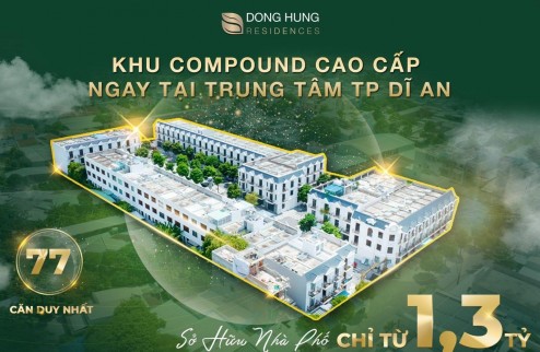 Nhà Phố Đông Hưng - Tp DĩAn - Chỉ cách Thủ Đức vài km mà thôi - nhà xây mới đẹp