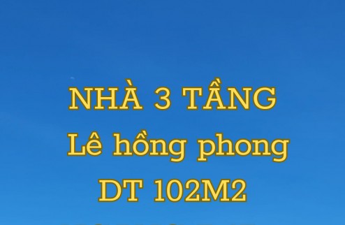 Nhà 3 tầng mặt tiền Lê hồng phong nha trang 102m2 có 4pn4wc