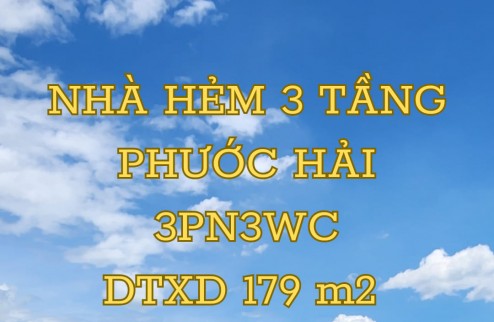 Nhà 3 tầng tại hẻm xe máy Phước Hải NHA TRANG