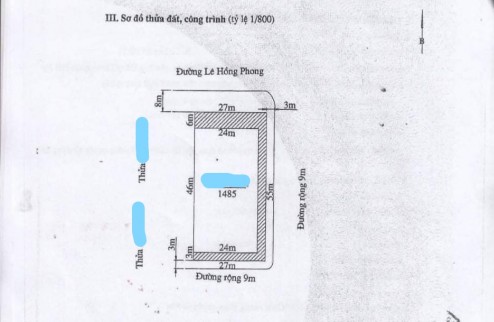 V.i.p nhất Hải Phòng: Lô đất 3 mặt tiền Lê Hồng Phong, gần tòa nhà Việt Úc và khu tài chính Hải Phòng - 0832096668