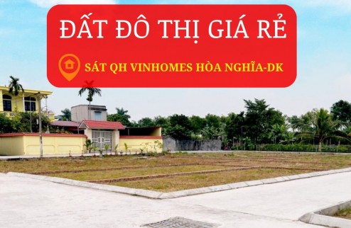 Bán 2 lô đất đô thị sát trường học,chợ TT hành chính Phường Hòa Nghĩa Q.Dương Kinh giá chỉ 495tr