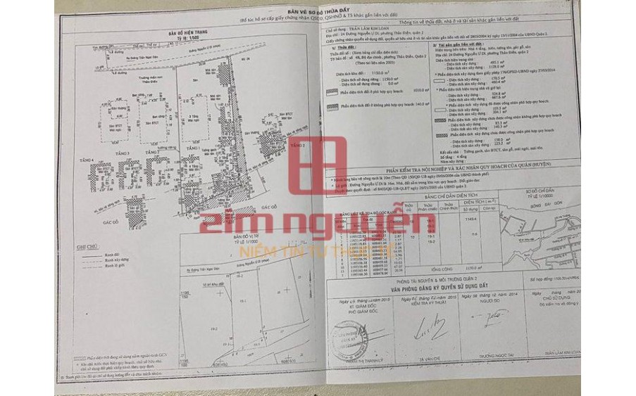 Zim Nguyễn Bán 24 Nguyễn Ư Dĩ, P. Thảo Điền, Quận 2 giá 250 tỷ