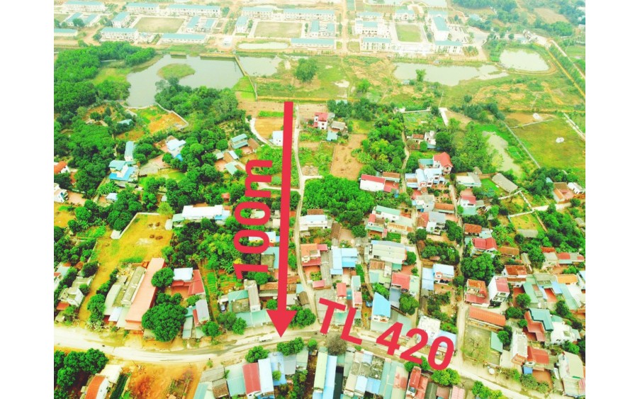 BÁN NHANH 125M2 ĐẤT GẦN ĐH FPT HÒA LẠC - NGAY SÁT KHU 30HA DOANH TRẠI - HH MÔI GIỚI 100TR