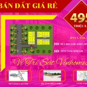 Cần bán lô đất nằm trung tâm quận Dương Kinh, giá rẻ 495tr/Lô- gần khu đô thị Vinhomes.