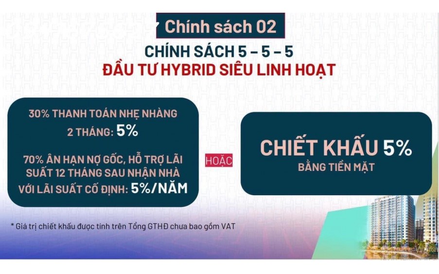 Căn hộ The Hybrid - MT Eastmark City, giá từ 2,7 tỷ. Thanh toán 900tr nhận nhà, hỗ trợ lãi 24 tháng