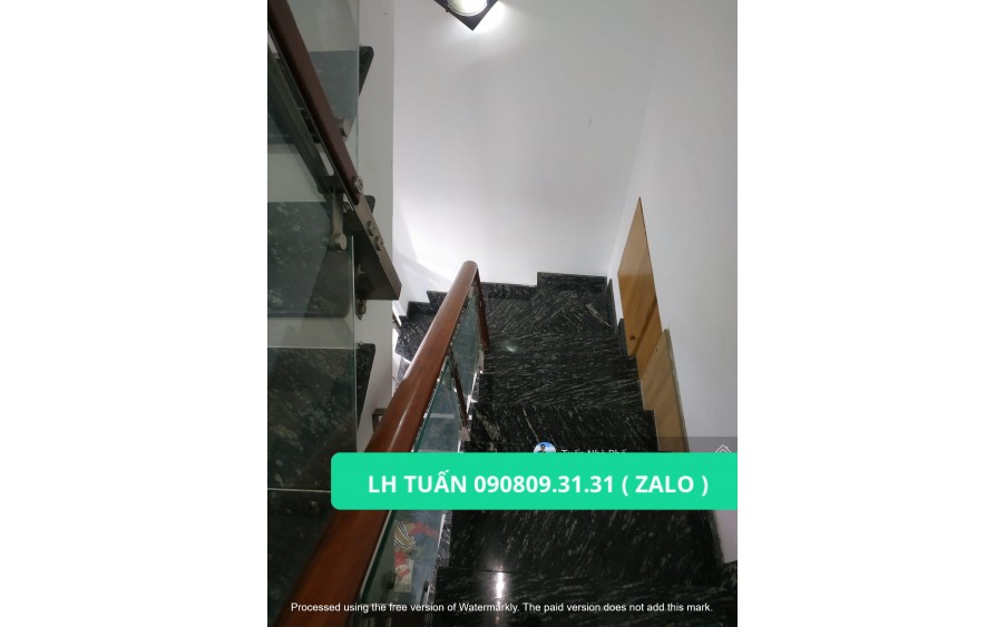 3131- Bán nhà 40m2 Rạch Bùng Binh P10 Quận 3 - 4 tầng BTCT 5PN 4WC, sân thượng chỉ 4 tỷ 550