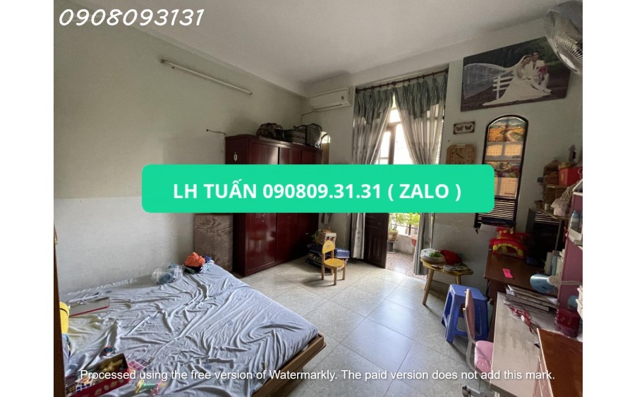 3131-Trung tâm Q10 - hẻm 5m - Thành Thái - 61m2 - ngang 4m nở hậu Giá 6 tỷ 4 (TL)