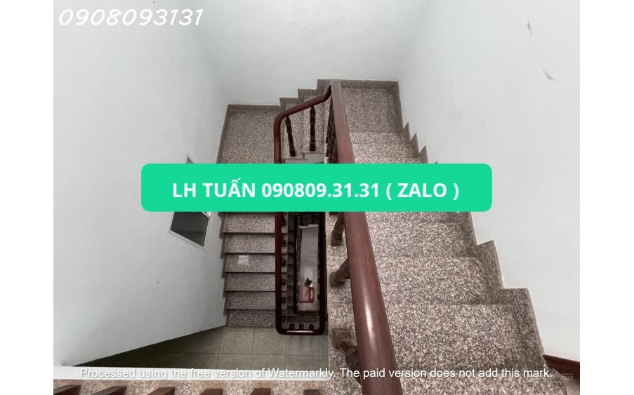 3131-Trung tâm Q10 - hẻm 5m - Thành Thái - 61m2 - ngang 4m nở hậu Giá 6 tỷ 4 (TL)