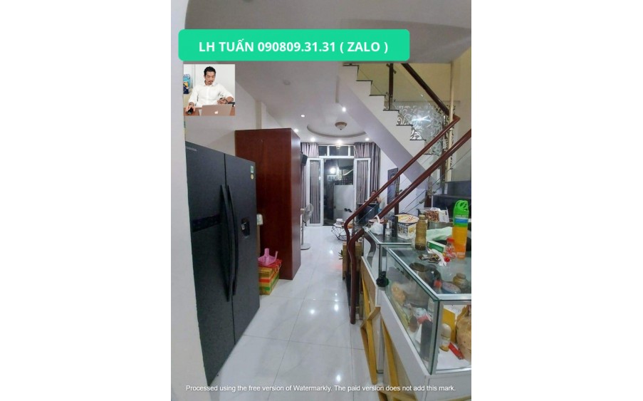 3131-Bán Nhà Nơ Trang Long 45m2 2 Tầng BTCT , 2Pn Giá Chỉ 4 tỷ 150