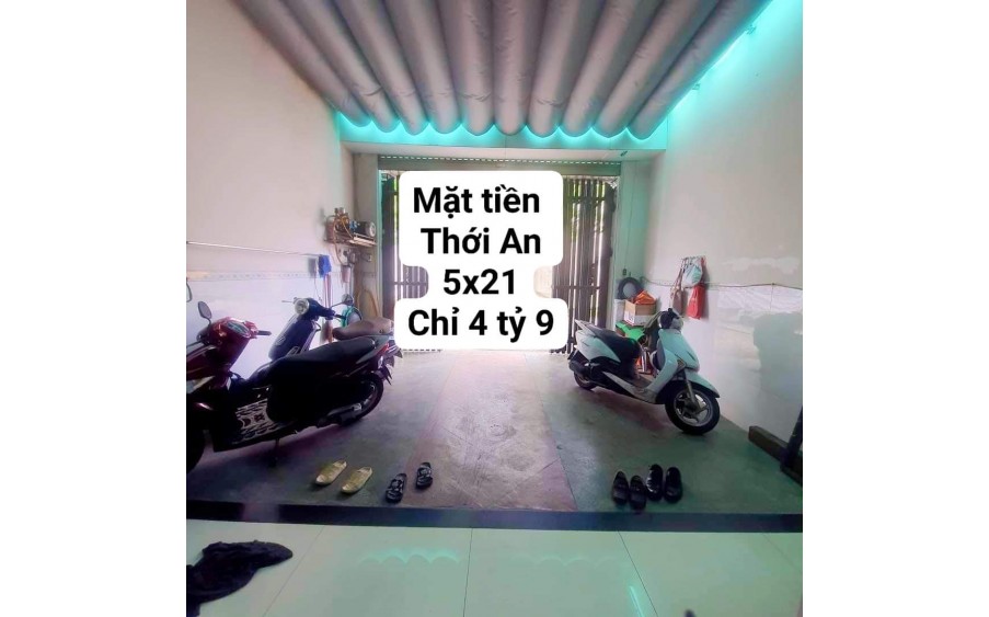 5x21 - Mặt tiền Thới An, Quận 12 - 2 Tầng - 3 Pn - Chỉ còn 4 tỷ 9