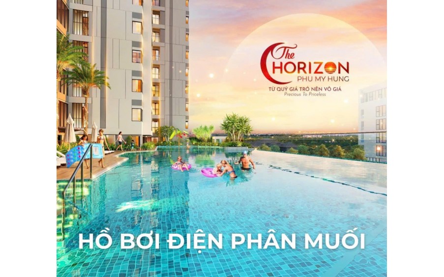 TIỆN ÍCH BÀN GIAO HỒ BƠI NƯỚC MẶN TẠI THE HORIZON PHÚ MỸ HƯNG. THAM QUAN NGAY 0901323786