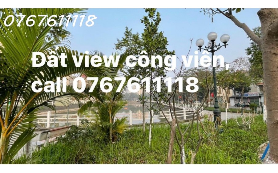 Bán đất Việt Hưng, view  công viên hồ điều hòa mới, sổ A4,80m, 7.8 tỷ