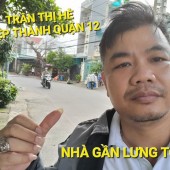 Nhà chữ L diện tích Hiếm 8,8 x 12 Trần Thị Hè  Quận 12 TPHCM giá Bèo