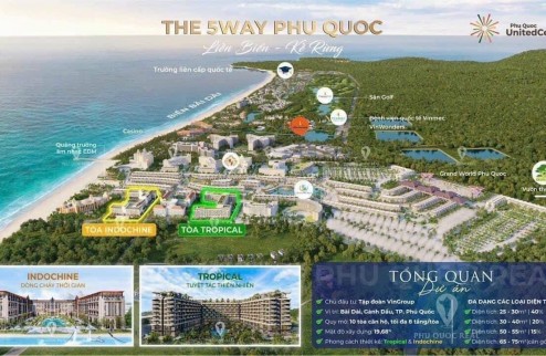 Chính sách quá tốt của The 5Way Phú Quốc- Thanh toán 9 năm-Booking 15 triệu/suất