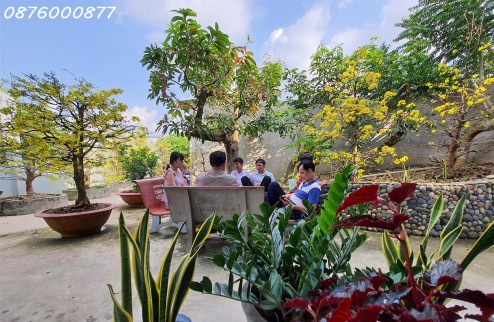 Bán nhà vườn 850m2 Xã Hòa Thành Lai Vung, cách chợ Đình Hòa Thành 200m view sông full nội thất