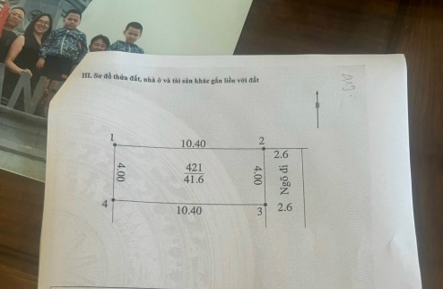 BÁN NHÀ ĐÓN TẾT 
Sát trung tâm TT chúc Sơn - nhà nhỏ xinh giá công nhân 
- diện tích 41,5m sổ đẹp vuông như bánh trưng 
-nhà cấp 4 đầy đủ công năng