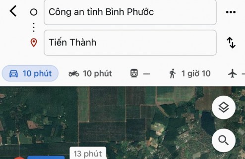 Bán đất phường Tiến Thành, tp Đồng Xoài tỉnh Bình Phước