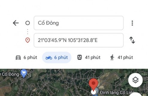Tài chính nhỉnh 700triệu sở hữu 60m2 lô góc đường rộng thông tứ phía 
Vị trí : Cô Đông Sơn Tây Hà Nội di chuyển ra quốc lộ chỉ 2km