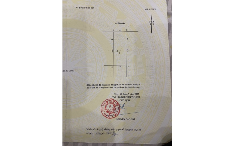 Lô đất tại Mỹ Đình 72m2 mặt phố oto tránh, cạnh chợ giá 10,3 tỷ