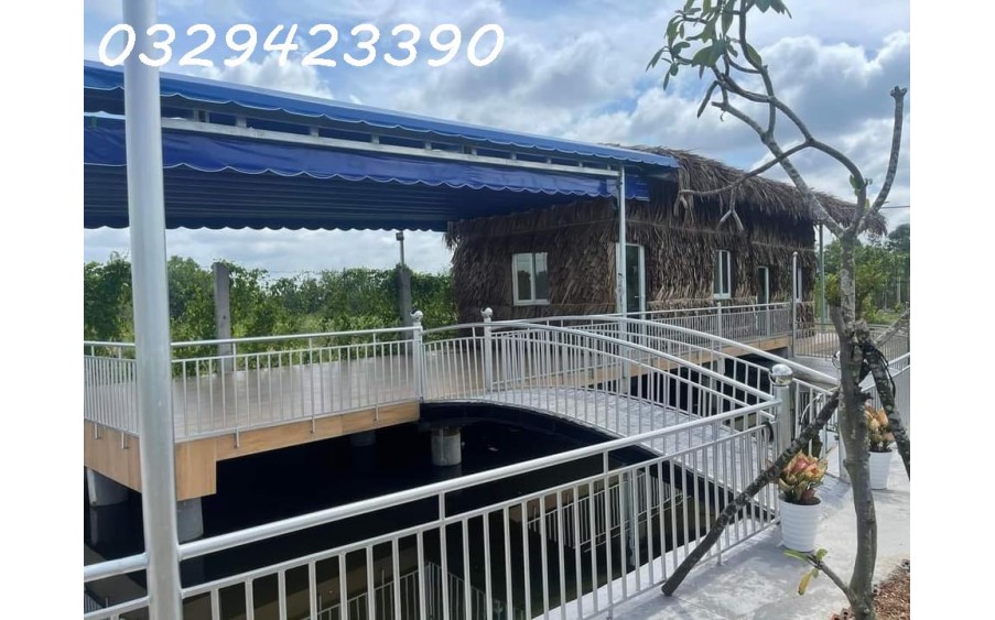 CẦN BÁN HOMESTAY NGHỈ DƯỠNG, ĐƯỜNG VƯỜN THƠM, BÌNH LỢI, BÌNH CHÁNH TPHCM, 1020 M2, GIÁ 5,35 TỶ